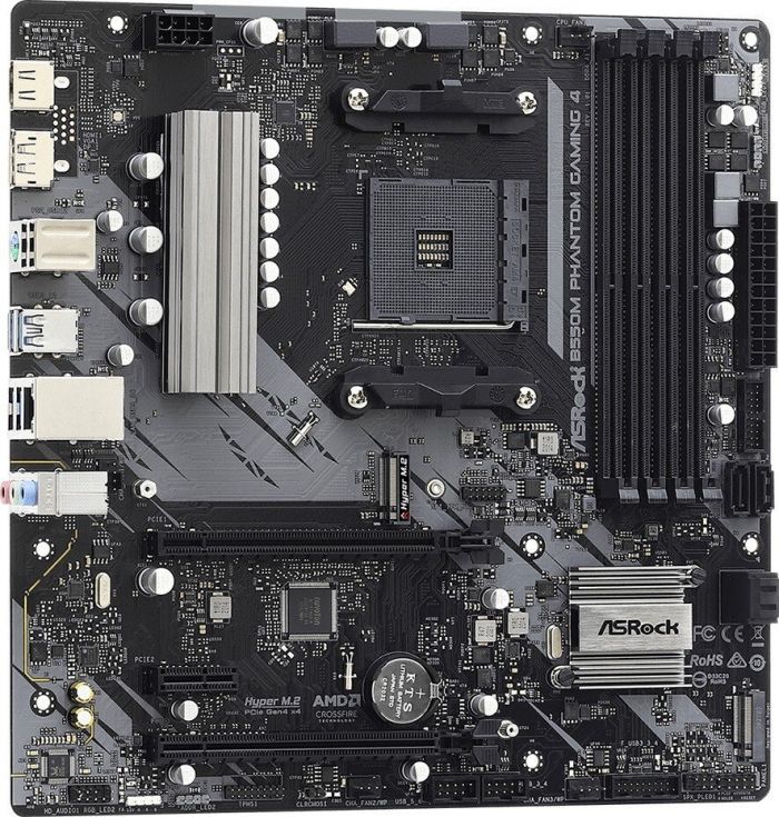 Материнська плата ASRock B550M-HDV sAM4 B550 4xDDR4 HDMI-DP M.2 mATX