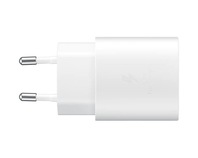 Мережевий зарядний пристрій Samsung 25W Super Fast Charging (w/o cable) White