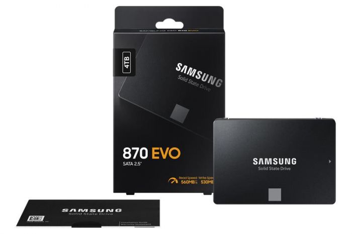 Накопичувач SSD Samsung 2.5" 4TB SATA 870EVO