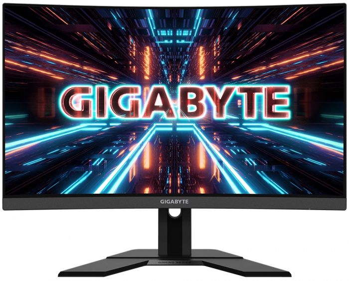 Монітор LCD GIGABYTE 27" G27QC-A, 2xHDMI, DP, 2xUSB, MM, VA, 2560x1440, 165Hz, 1ms, 132%sRGB, CURVED, FreeSync, HDR