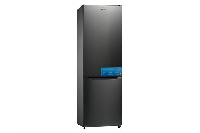 Холодильник з нижн. мороз. камерою ARDESTO DNF-M295X188, 188см, 2 дв., Холод.відд. - 219л, Мороз. відд. - 76л, A+, NF, Чорн. нерж.