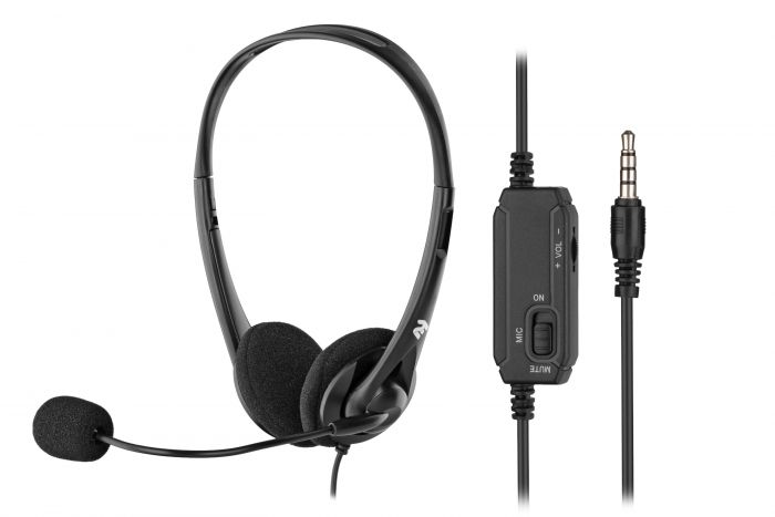 Гарнітура для ПК 2E CH11, On-Ear, 3.5mm / 2*3.5mm