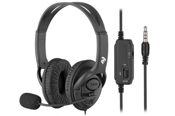 Гарнітура для ПК 2E CH13, Over-Ear, 3.5mm / 2*3.5mm