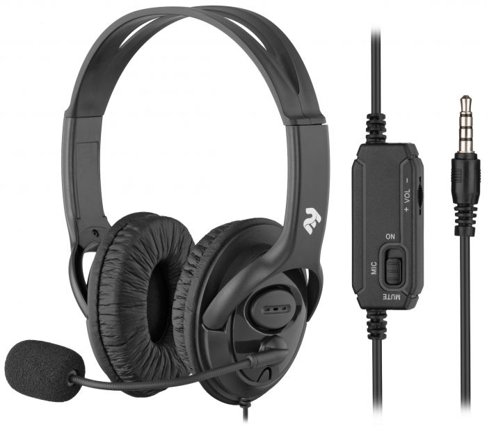 Гарнітура для ПК 2E CH13, Over-Ear, 3.5mm / 2*3.5mm