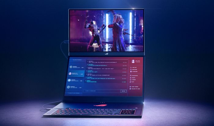 Монітор портативний LCD 17.3" Asus ROG Strix XG17AHP mHDMI, 2xUSB-C, MM, IPS, 240Hz, 7800mAh, Tripod, Bag, SmartCase