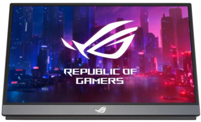 Монітор портативний LCD 17.3" Asus ROG Strix XG17AHPE mHDMI, 2xUSB-C, MM, IPS, 240Hz, 7800mAh, SmartCase