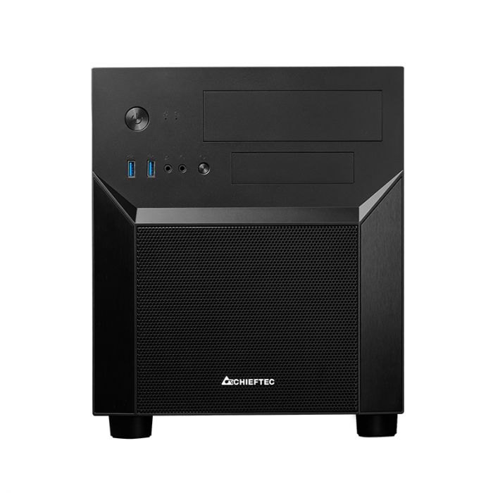 Корпус CHIEFTEC Pro Cube CI-02B, без блока живлення, 2xUSB3.1, mATX, Black