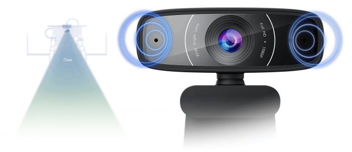 Веб-камера ASUS Webcam C3 Full HD Black