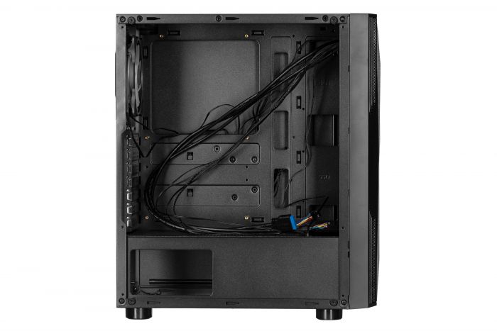 Корпус 2E GAMING FALCO (GM3401) MidT, 2xUSB2.0,1xUSB3.0, 4x120мм ARGB, скло (бічна панель),без БЖ,чорний