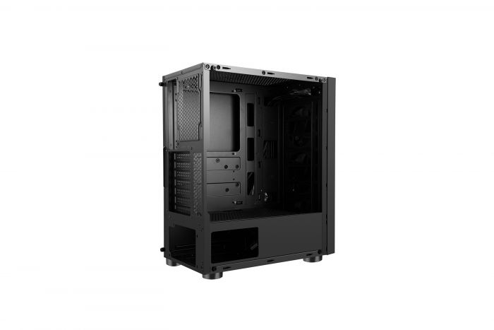 Корпус 2E GAMING FALCO (GM3401) MidT, 2xUSB2.0,1xUSB3.0, 4x120мм ARGB, скло (бічна панель),без БЖ,чорний