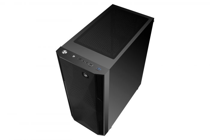 Корпус 2E GAMING FALCO (GM3401) MidT, 2xUSB2.0,1xUSB3.0, 4x120мм ARGB, скло (бічна панель),без БЖ,чорний