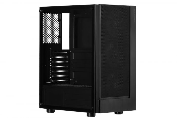 Корпус 2E GAMING VIRTUS (G3301) MidT, 2xUSB2.0,1xUSB3.0, 3x120мм ARGB, скло (бічна панель),без БЖ,чорний