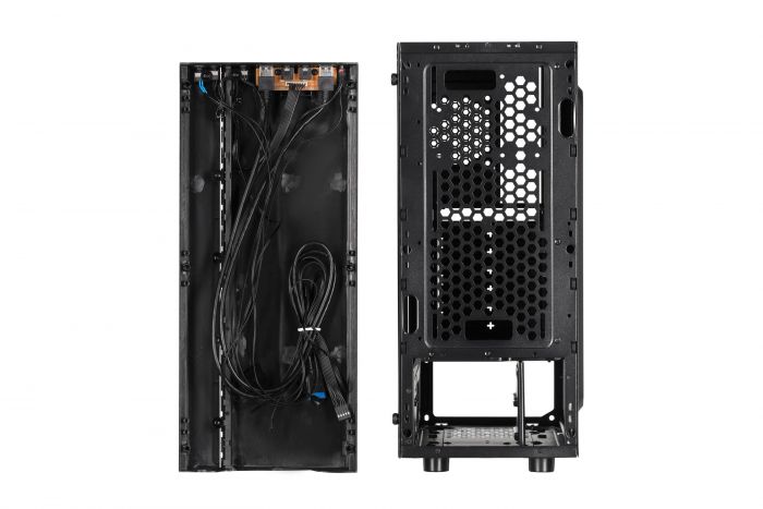 Корпус 2E GAMING SPARGO (GX910) MidT, 2xUSB3.0, ARGB стрічка, акрил (бічна панель), без БЖ, чорний