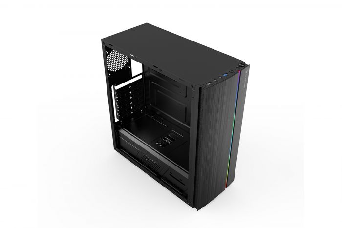 Корпус 2E GAMING SPARGO (GX910) MidT, 2xUSB3.0, ARGB стрічка, акрил (бічна панель), без БЖ, чорний