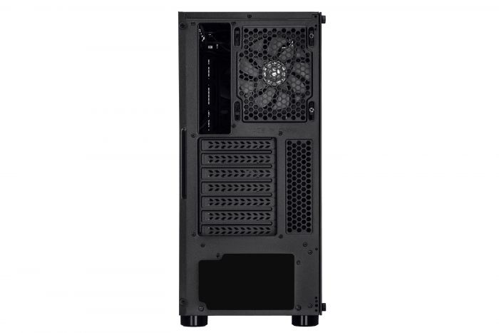 Корпус 2E GAMING DOMINATOR (G3305) MidT, 2xUSB2.0, 1xUSB3.0, 3x120мм ARGB, скло (бічна панель),без БЖ,чорний