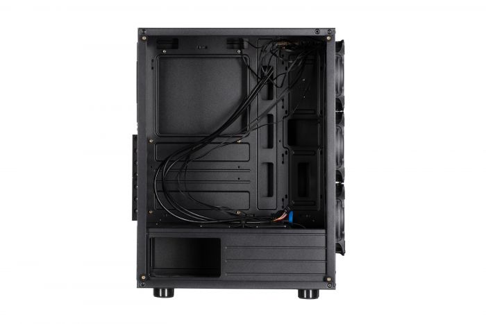 Корпус 2E GAMING DOMINATOR (G3305) MidT, 2xUSB2.0, 1xUSB3.0, 3x120мм ARGB, скло (бічна панель),без БЖ,чорний