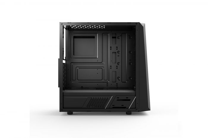 Корпус 2E GAMING OBERON (GX912) MidT, 1xUSB2.0, 1xUSB 3.0, 3x120мм RGB, акрил(бічна панель), без БЖ, чорний