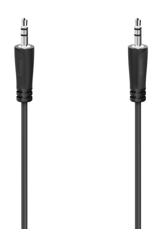 Кабель Hama 3.5 mm Jack - 3.5 mm Jack Stereo 1.5 m Black