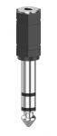 Адаптер Hama 6.3 mm Jack - 3.5 mm Jack Stereo Black