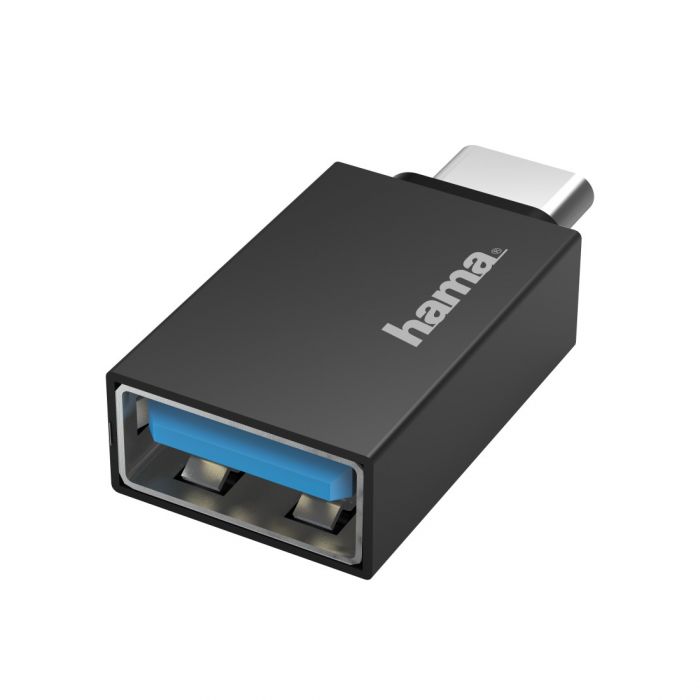 Адаптер Hama OTG USB C - USB 3.2 Black