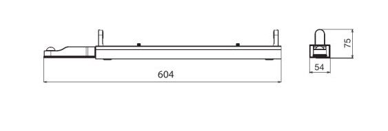 Світильник УФ дезінфекції LEDVANCE LINEAR HOUSING, 440мм, датчик руху, білий