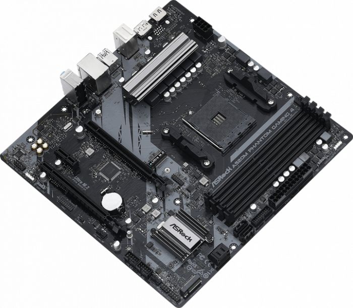 Материнcька плата ASRock A520M PHANTOM GAMING 4 sAM4 A520 4xDDR4 HDMI-DP mATX