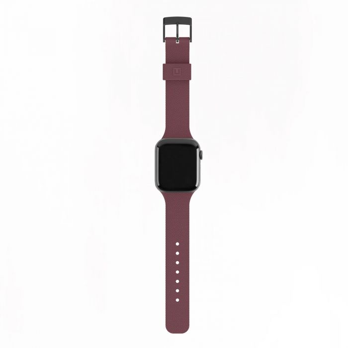 Ремінець UAG [U] для Apple Watch 44/42 [U] Dot Silicone, Aubergine