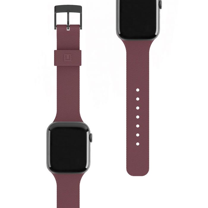 Ремінець UAG [U] для Apple Watch 44/42 [U] Dot Silicone, Aubergine