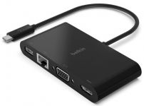 Хаб Belkin USB-C > Ethernet/HDMI/VGA/USB-A