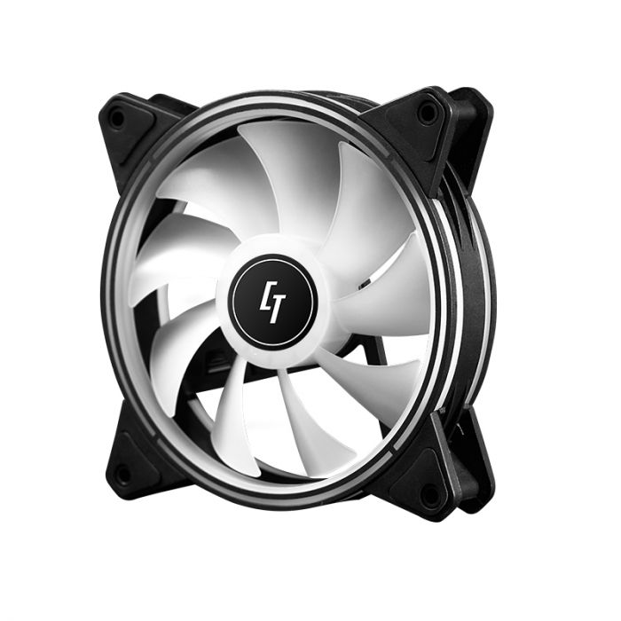 Корпусний вентилятор CHIEFTEC Chieftronic NOVA ARGB fan,120мм,1600об/хв,4pin PWM+3pin ARGB,16dBa,Single pack w/o HUB