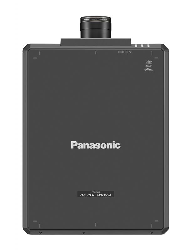 Інсталяційний проектор Panasonic PT-RZ34KE (3-Chip DLP, WUXGA, 30500 lm, LASER) чорний, без оптики