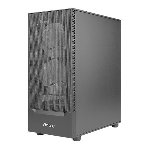 Корпус Antec NX410 Gaming,MidT,2xUSB2.0,1xUSB3.0,2x140+2x120ммARGB,скло (бок. панель),без БЖ,чорний