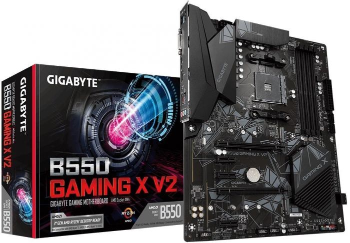 Материнська плата GIGABYTE B550 GAMING X V2 sAM4 B550  4xDDR4 HDMI DVI ATX