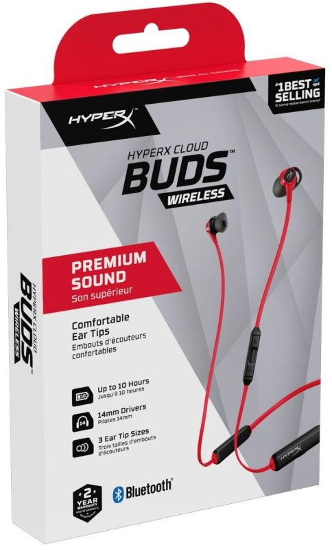 Гарнітура HyperX Cloud Buds BT Red/Black