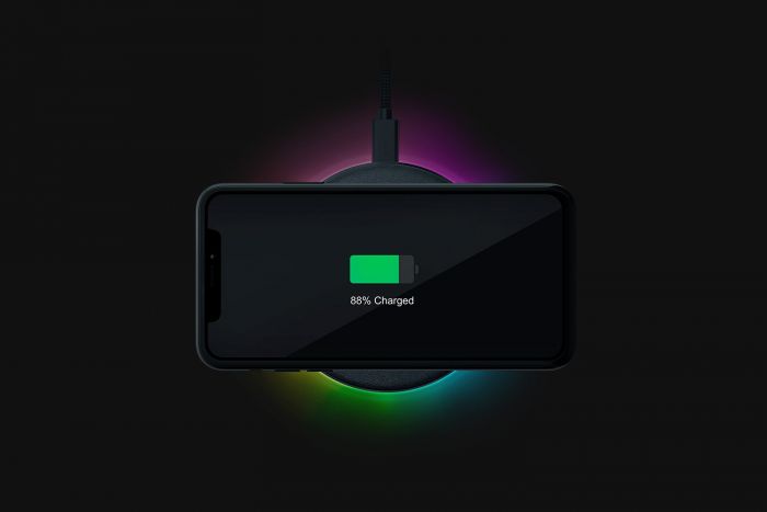 Зарядний пристрій RAZER Chroma Charging Pad 10W Fast WL Charger RGB Black