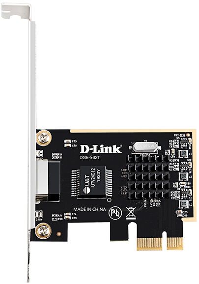 Мережевий адаптер D-Link DGE-562T 1port 2.5GBaseT, PCI-Express