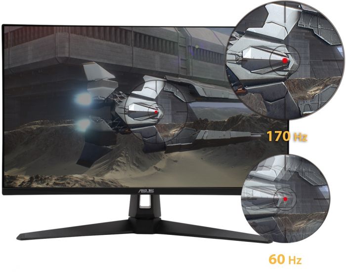 Монітор LCD 27" Asus TUF Gaming VG27AQ1A 2xHDMI, DP, MM, IPS, 2560x1440, 170Hz, 1ms, FreeSync, HDR10
