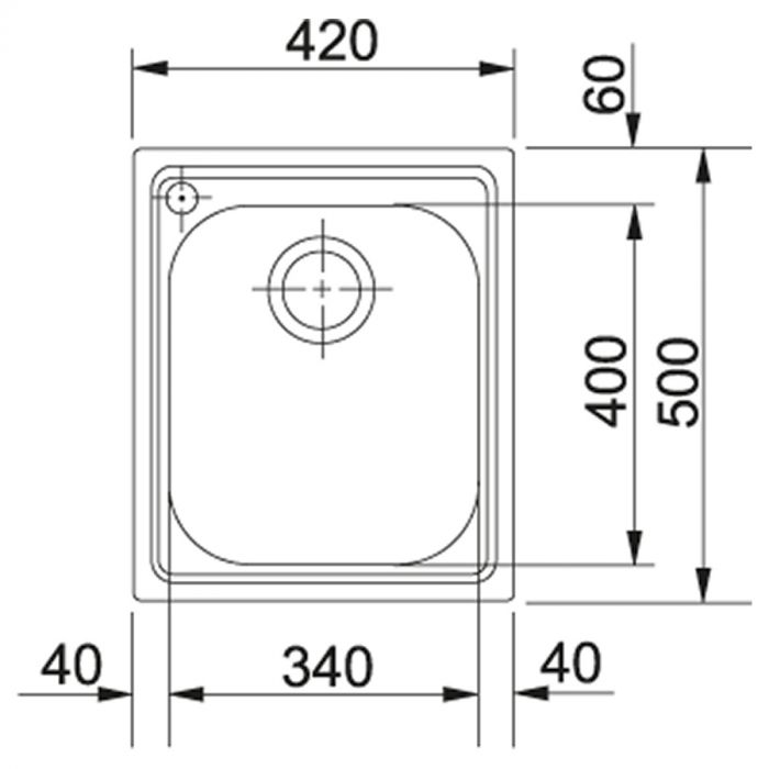 Кухонні мийки Franke Armonia AMX 610/101.0381.770/