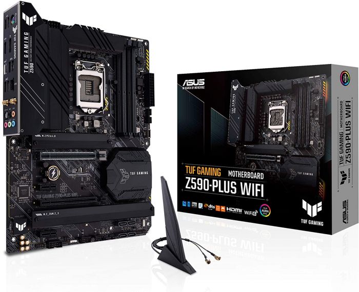 Материнcька плата ASUS TUF GAM Z590-PLUS WIFI s1200 Z590 4xDDR4 M.2 HDMI-DP Wi-Fi BT ATX