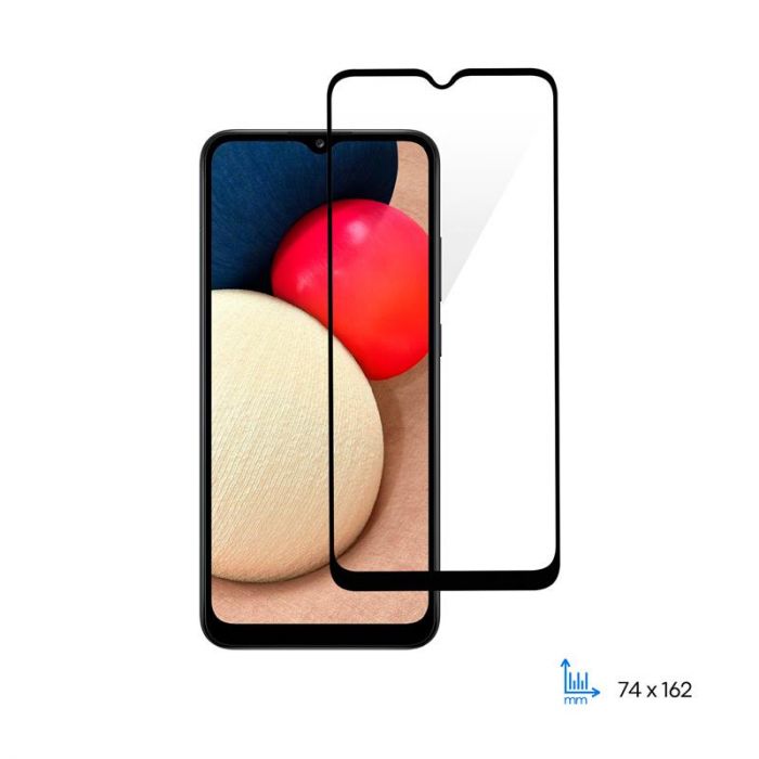 Захисне скло 2E для Samsung Galaxy A02s(A025), 2.5D FCFG, Black border