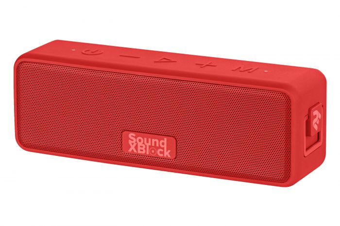 Акустична система 2E SoundXBlock TWS, MP3, Wireless, Waterproof Red