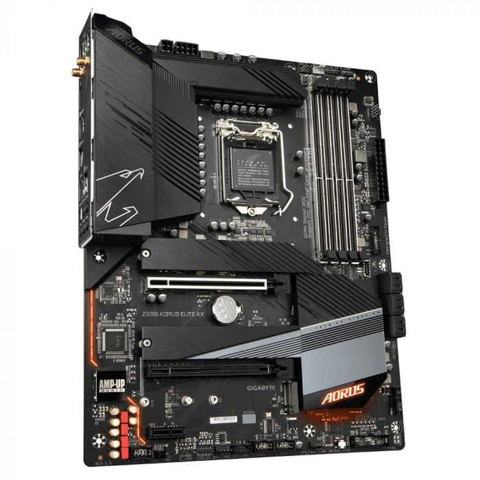 Материнська плата GIGABYTE Z590 AORUS MASTER s1200 Z590 4xDDR4 M.2 DP SPDIF Type-C WiFi 6+BT ATX