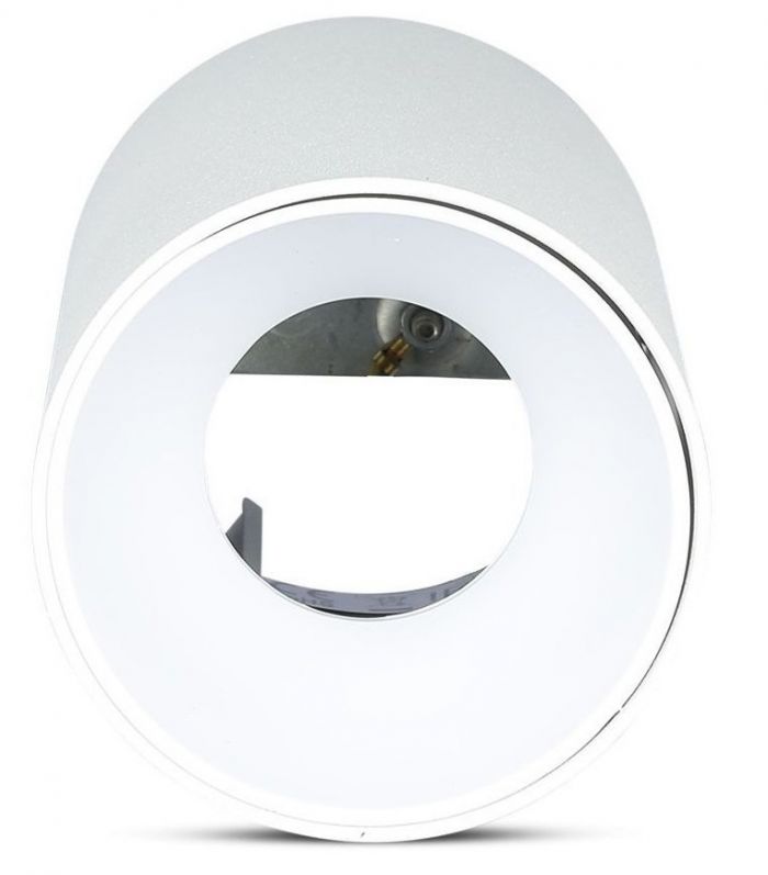 Накладний точковий світильник V-TAC, SKU-8588, GU10 Fitting Round White & White