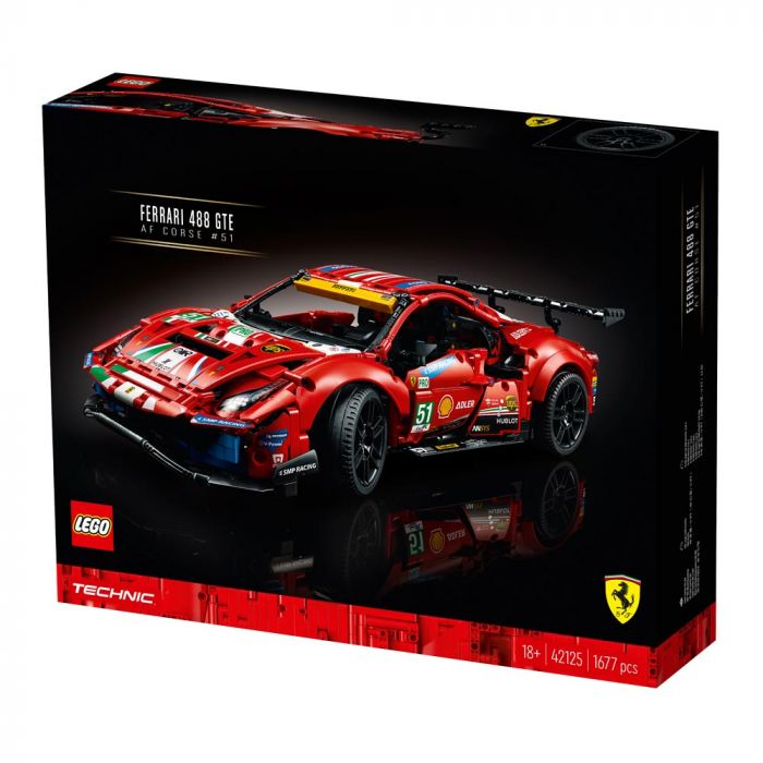 Конструктор LEGO Technic Ferrari 488 GTE “AF Corse #51” 42125