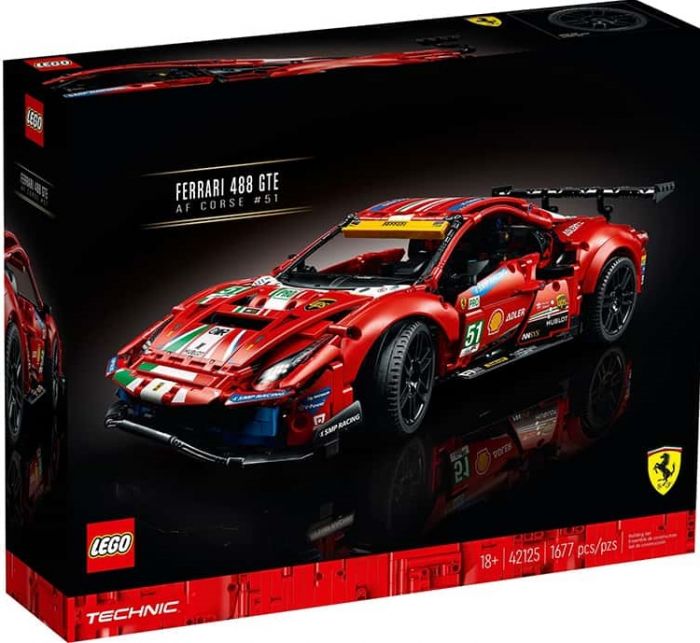 Конструктор LEGO Technic Ferrari 488 GTE “AF Corse #51” 42125