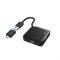 USB-хаб Hama 4 Ports USB 3.2, USB-C Adapter Black