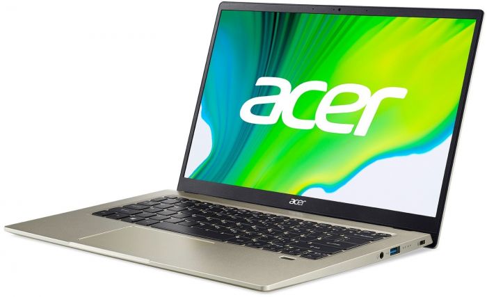 Ноутбук Acer Swift 1 SF114-34 14FHD IPS/Intel Pen N6000/8/256F/int/Lin/Gold