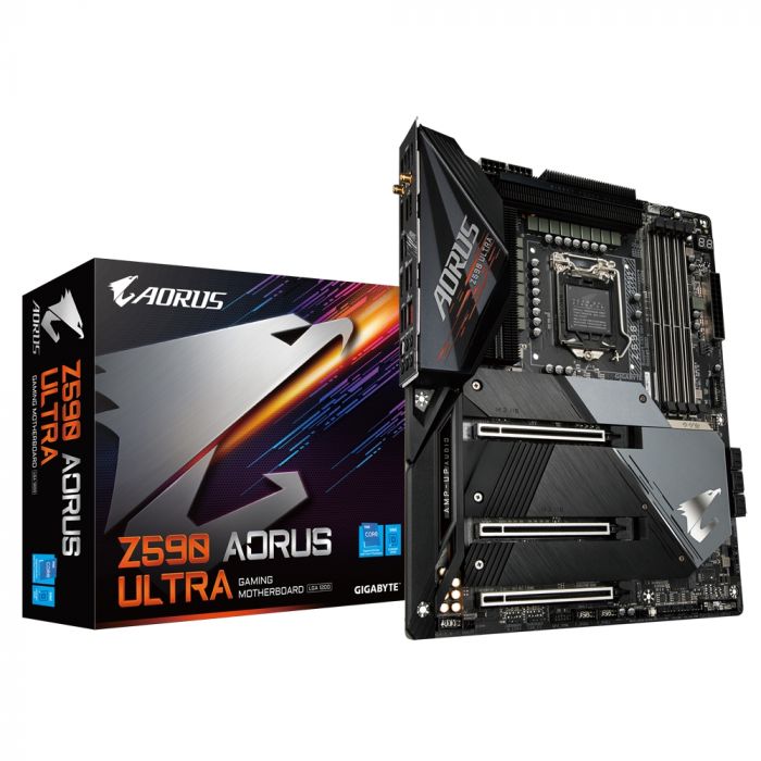 Материнська плата GIGABYTE Z590 AORUS ULTRA ATX s1200 Z590 4xDDR4 M.2 Wi-Fi!!!BT DP 2.5GbE LAN Type-C SPDIF ATX