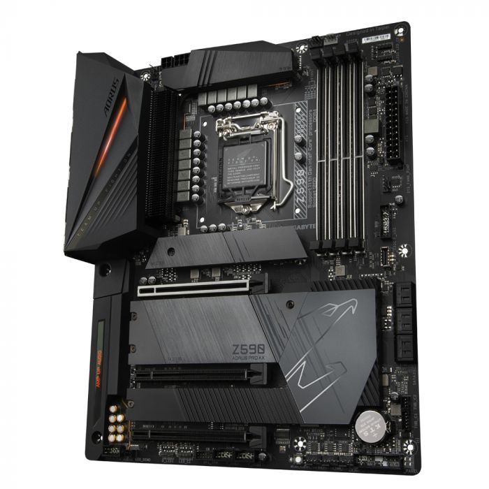 Материнська плата GIGABYTE Z590 AORUS PRO AX ATX s1200 Z590 4xDDR4 M.2 Wi-Fi!!!BT DP 2.5GbE LAN Type-C SPDIF ATX