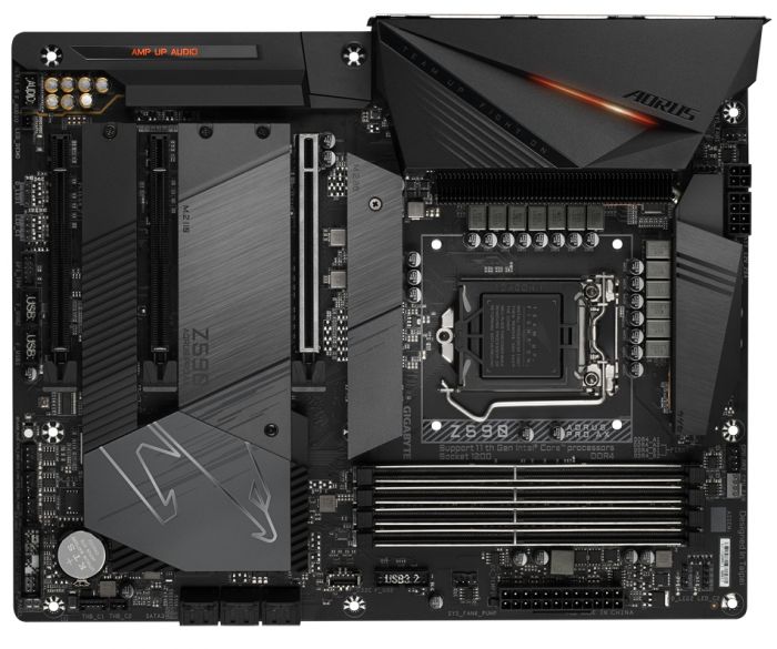 Материнська плата GIGABYTE Z590 AORUS PRO AX ATX s1200 Z590 4xDDR4 M.2 Wi-Fi!!!BT DP 2.5GbE LAN Type-C SPDIF ATX